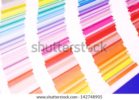 Swatches - colored background