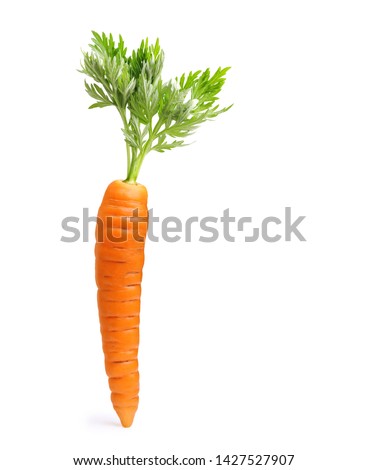 Carrot isolated on white background Royalty-Free Stock Photo #1427527907