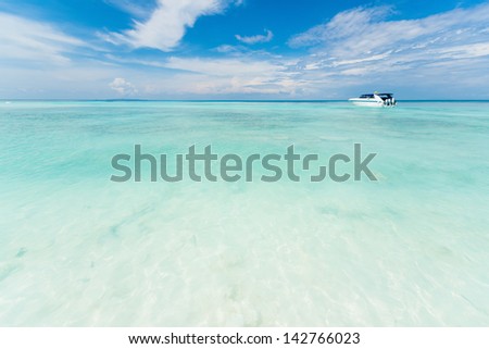 Sea and sky at Similan island, Andaman sea, Thailand