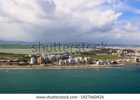 View of Larnaca suburbs near airport, Cyprus