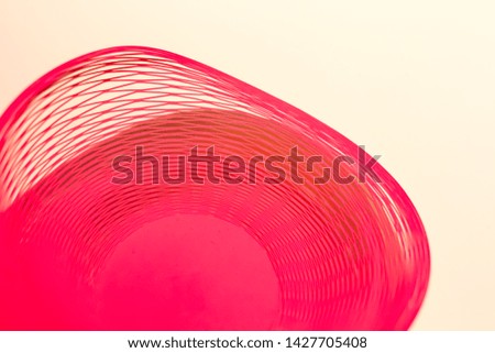 Reflective Pink paper beautifully isolated on a white background