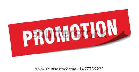 promotion square sticker. promotion sign. promotion banner Royalty-Free Stock Photo #1427755229