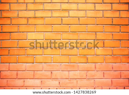 background texture old wall orange brick