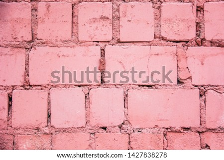 background texture old wall pink brick