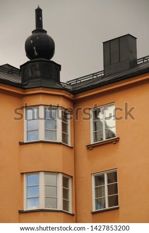 Monumental architecture in the city of Stockholm