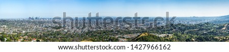 Los Angeles, CA Detailed Panoramic Photo
