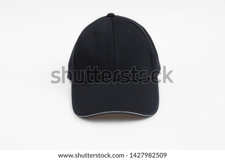 Cloth hat on white background