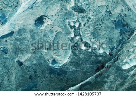 Wall. Blue with a texture of stone. Beautiful unusual background.