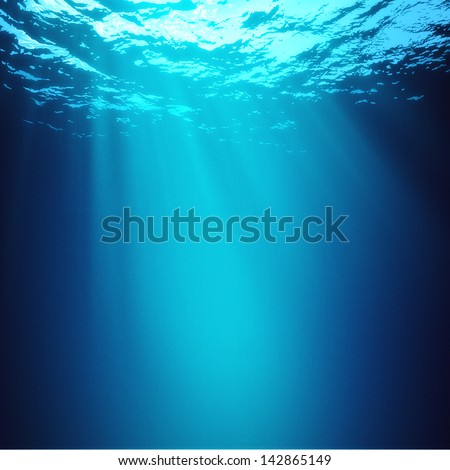 Abyss. Abstract underwater backgrounds Royalty-Free Stock Photo #142865149