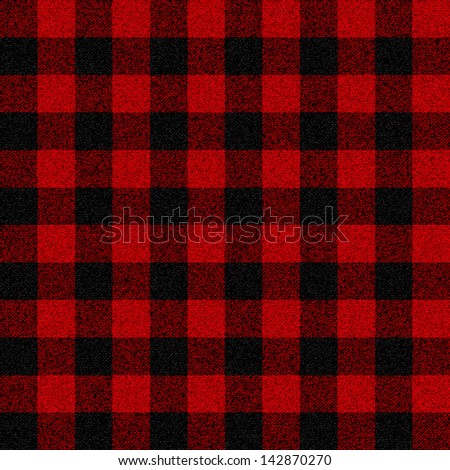 Lumberjack plaid seamless pattern for your design Royalty-Free Stock Photo #142870270