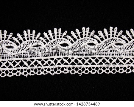 lace for clothes and linen decoration