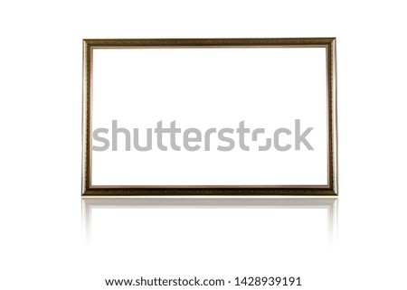 picture frame isolated on white background. This has clipping path.