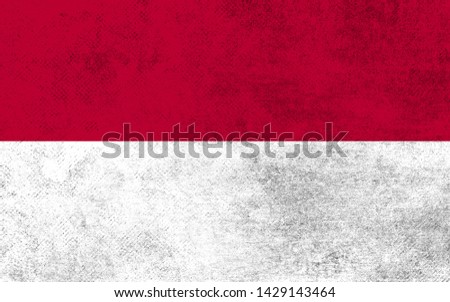 Effects of Indonesia Flag, Flag Effect on Wall, Indonesia Flag