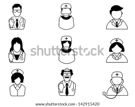 medical people icons