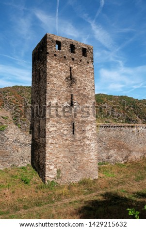 Tower of the old city wall of Oberwesel / Germany
