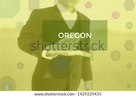 OREGON - technology and business concept