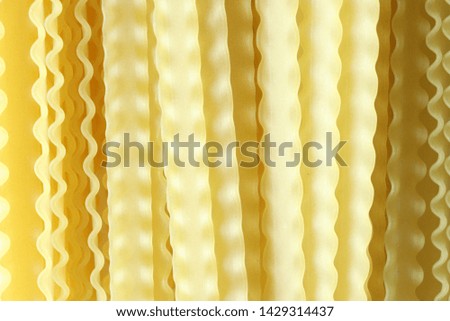 The background can even consist of pasta