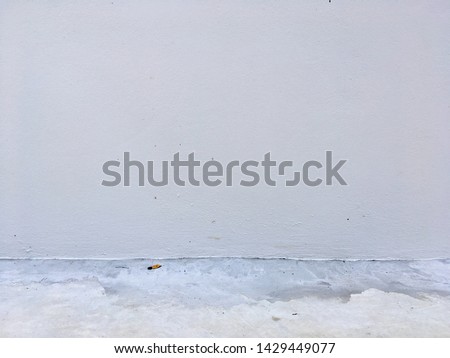 White concrete wall and floor texture for background design