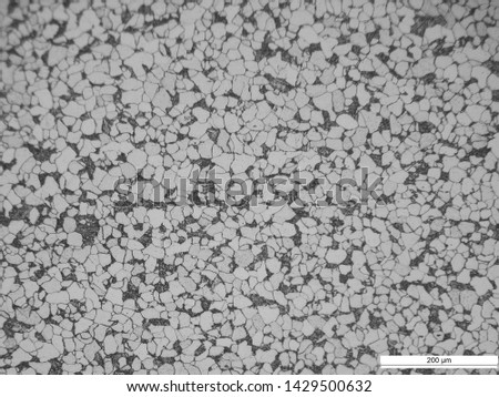 Corrosion fatigue of 2" NPS SA 335 P11 coil tubing,  etched with 2% nital Royalty-Free Stock Photo #1429500632