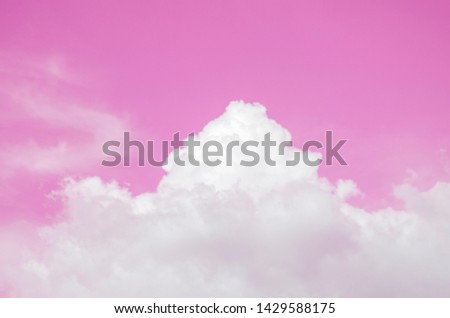 Pink sky with blurred pattern background