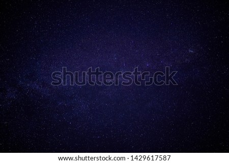 Starry sky - view into the galaxy