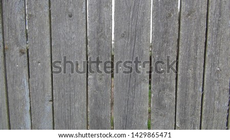 old wooden fence in the daytime in summer
