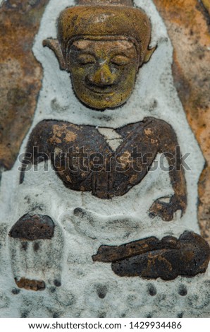 The olds metal  material amulet from Thailand,classic style ,Powerful .