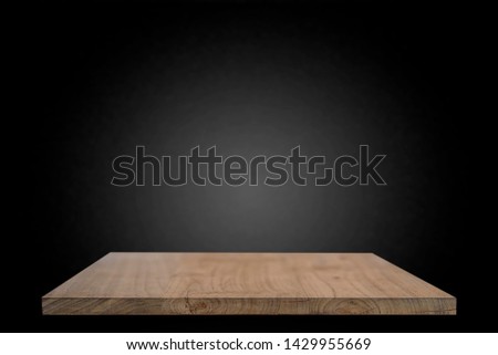 Wood table top background, for use as display product or montage.