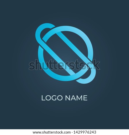 Letter "O"/circle logo isolated. Vector 
