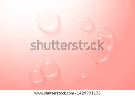 Beautiful abstract color pink orange and purple bubbles pattern background and wallpaper