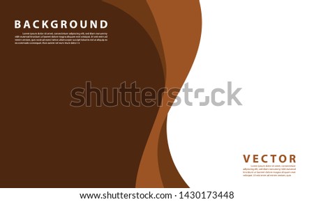Brown abstract background. - Vector