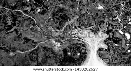 the interior light, allegory, abstract naturalism, Black and white photo, abstract photography of landscapes of the deserts of Africa from the air, aerial view, contemporary photographic art, 