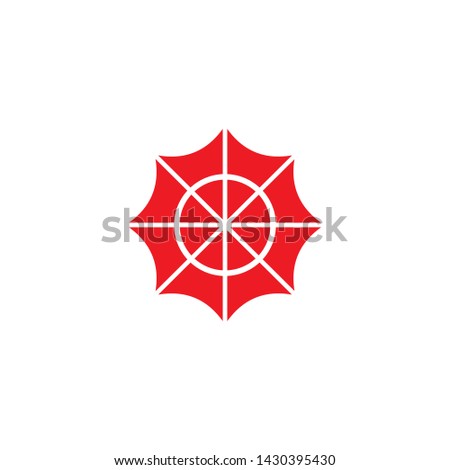 Umbrella logo icon design vector template