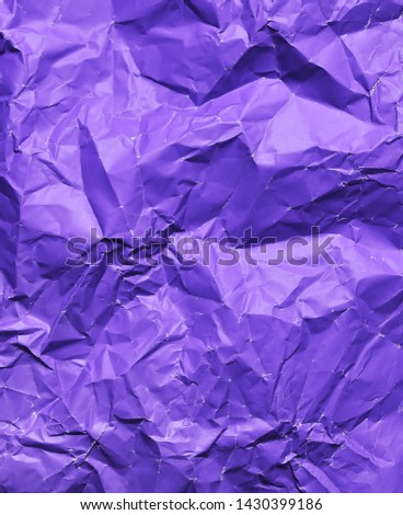 Photo of crumpled paper texture. Abstract paper background.