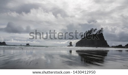 Second Beach Sunset, Olympic National Park, W.A
