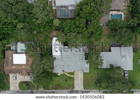 Florida Neighborhood Drone Photos - Lots of Water and Green 
