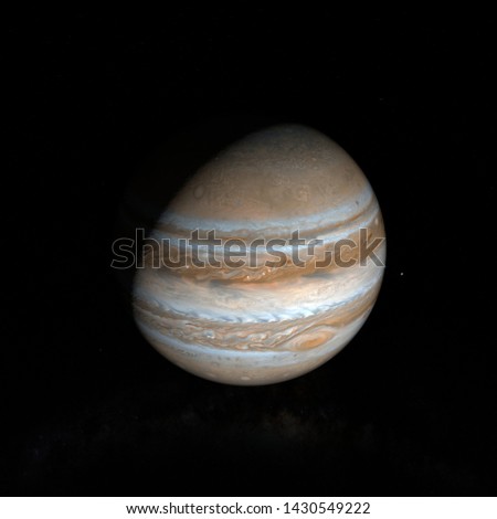Picture of planet Jupiter in space