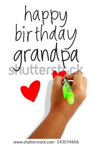 happy birthday grandpa greeting card