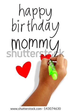 happy birthday mom greeting card
