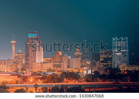 Downtown San Antonio Skyline 2019