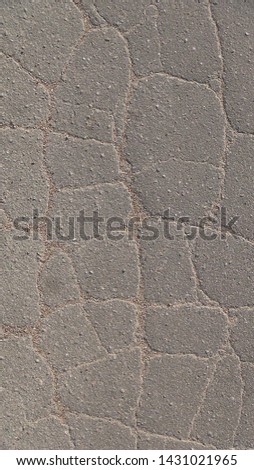 texture and background cracked asphalt into squares