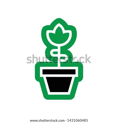 Plant icon vector. Plant vector design. sign design