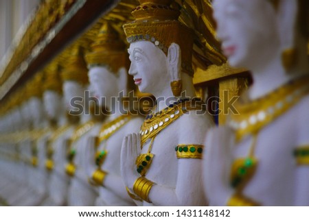 Buddhist temples and monks in Thailand Important places in Thailand Art forms in Southeast Asia. - Image