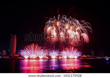Da Nang international fireworks festival which is held for every year.