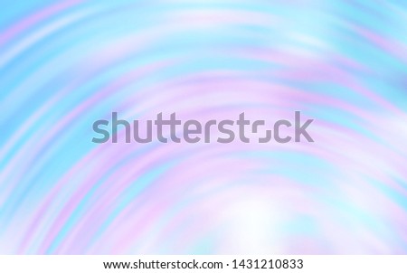 Light BLUE vector background with wry lines. Colorful illustration in abstract style with gradient. Elegant pattern for a brand book.