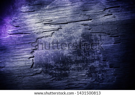 Dark vintage wood texture. Close up view of old grunge dark wooden surface. Selective focus