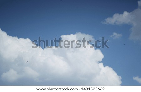 Blue background abstract with cloudy