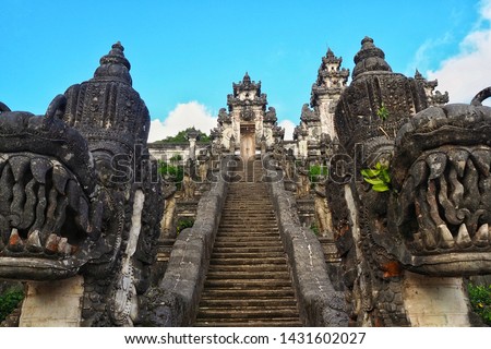 Pura Luhur Lempuyang , Hindu temple at Bali, Indonesia      