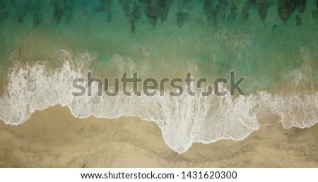 Beautiful view of the coastline with turquoise water