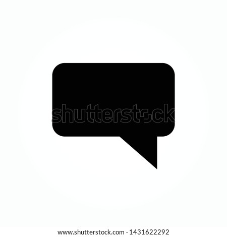 Chat Or Message Icon Vector Design Interface Collection Using For Book, Application, Presentation Or Website